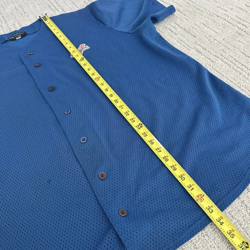 Dodgers T Shirt/Warm Up jersey‎ Levy Restaurants The Ericson Group Button Up 2XL
